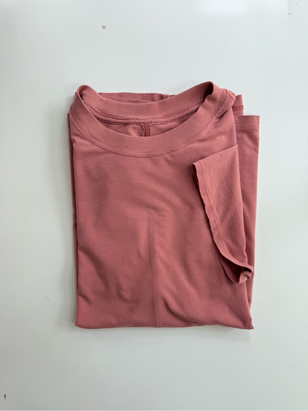 Lululemon All Yours Tee Shirt Vitasea Boyfriend Short Sleeve Copper Clay NO SIZE